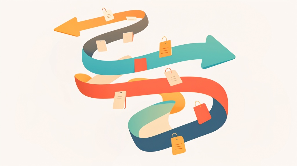 Стрелка с ярлыками UTM-меток Стрелка с ярлыками UTM-меток